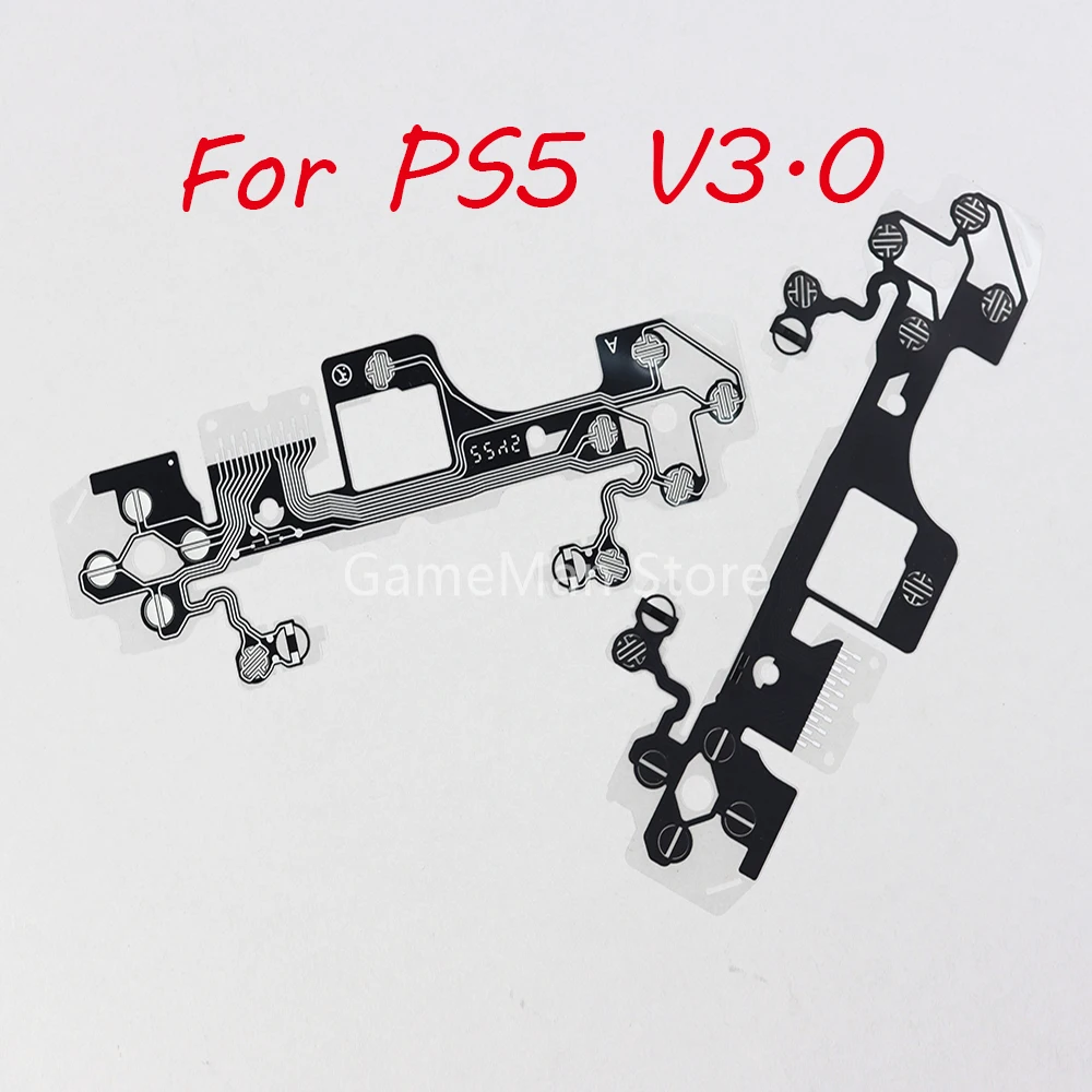 5 pces para o controlador ps5 substituição de filme condutor para playstation 5 v3.0 original nova condução cabo de fita flexível