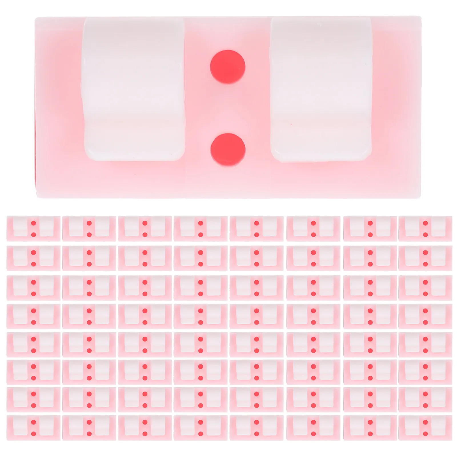 50Pcs Cord Management Winder Cable Keeper Self-Adhesive Cable Organizer Clips for Desktop Car USB Charging Wire Holder