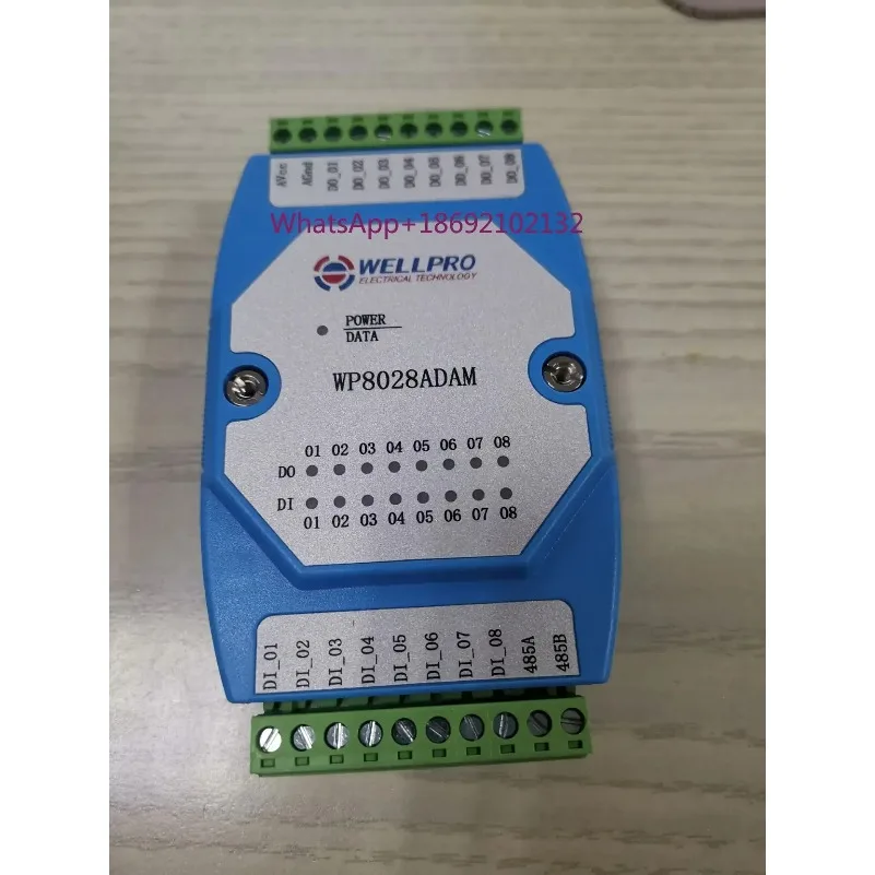 WP8028ADAM Digital Input/Output Module Isolation Type 8DI/8DO RS485 MODBUS Communication