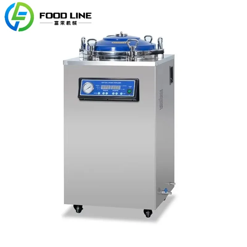 الفولاذ المقاوم للصدأ التلقائي الفطر العمودي ارتفاع ضغط الأوتوكلاف معقم البخار #1