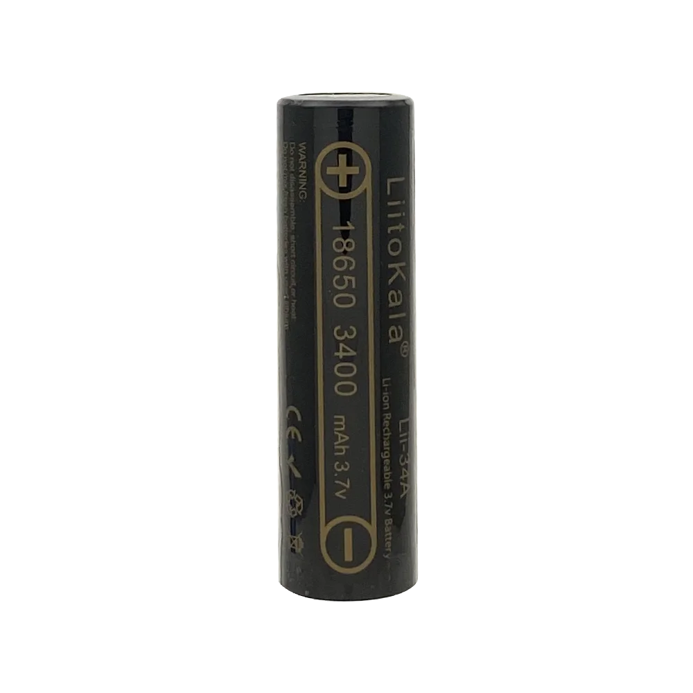 Liitokala Lii-34A 3.7V 18650 배터리 3400mAh 충전식 100% 원래 고품질 손전등, 초인종, 소형 팬