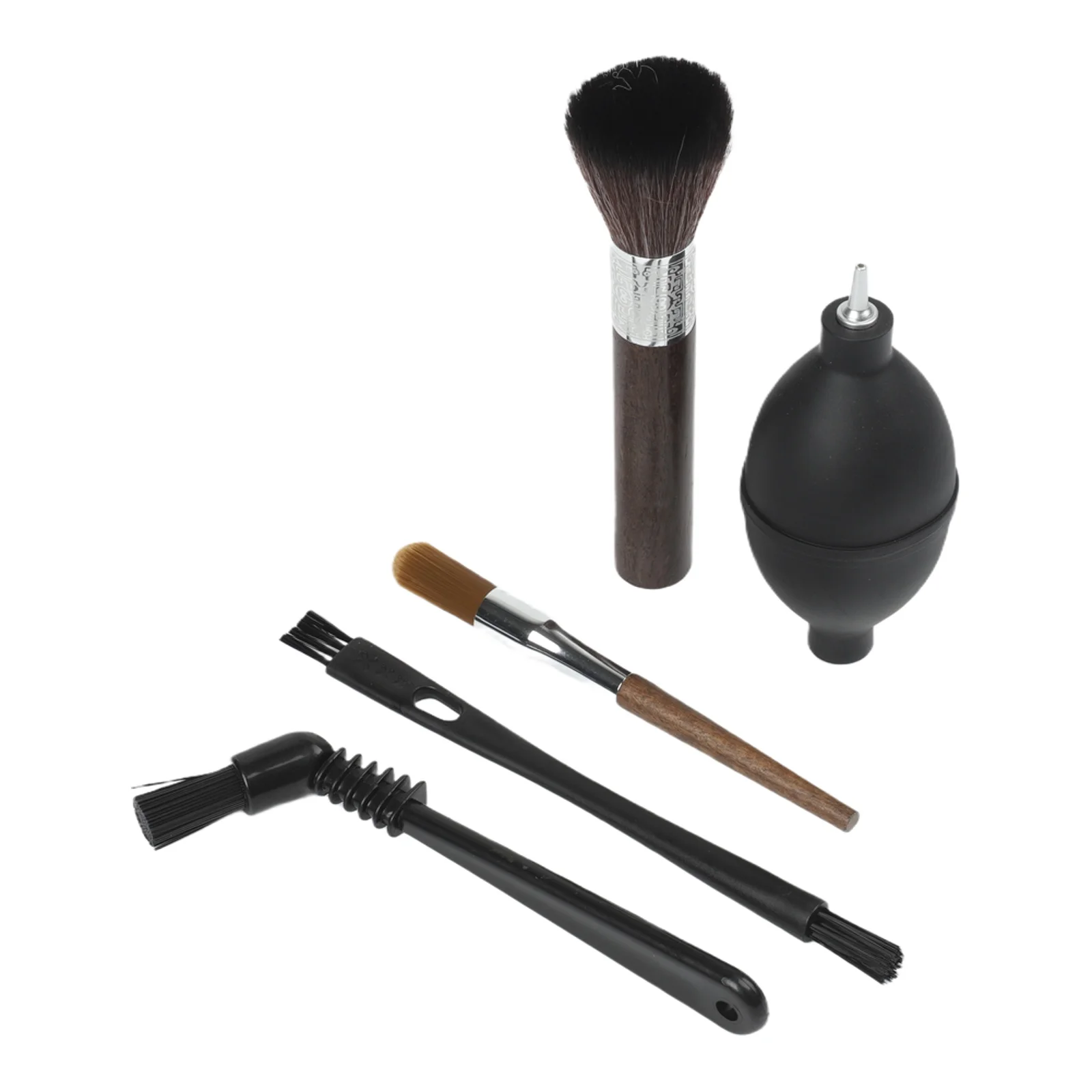 for Air Blower Coffee Brush Set for slim Handle Brush Strong Fibers Brush Waffle Weave Towel for espresso Machine Cleaning Deep