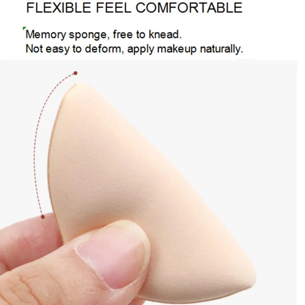 5 個パウダーパフフェイスメイクスポンジ化粧品ソフトコットンフェイスパウダーパフ洗えるベルベットメイクアップパフツール