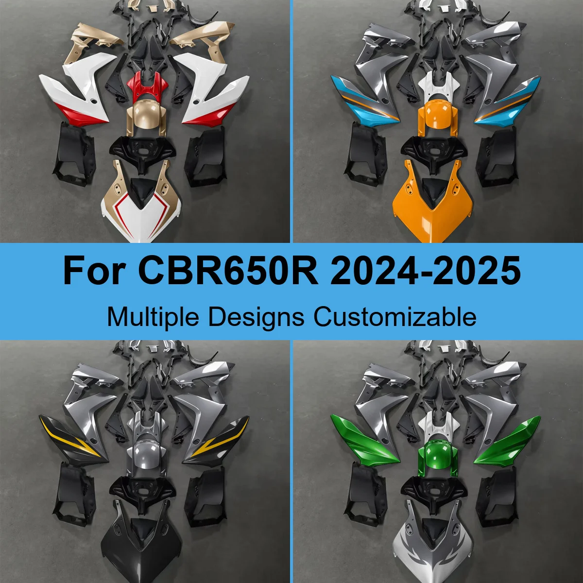 Bodywork Fairings for CBR650R 2024-2025 RH03 650cc Injection Molded Full Body Panels Cowling Covers Spares Sets Parts