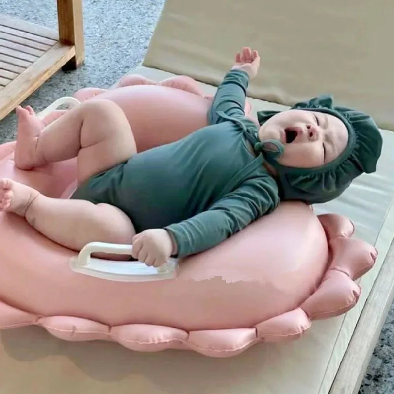 حلقة مقعد سباحة للأطفال مضادة للانقلاب، حلقة سباحة تحت الإبط، لعبة مائية قابلة للنفخ، أداة مساعدة سميكة للسباحة