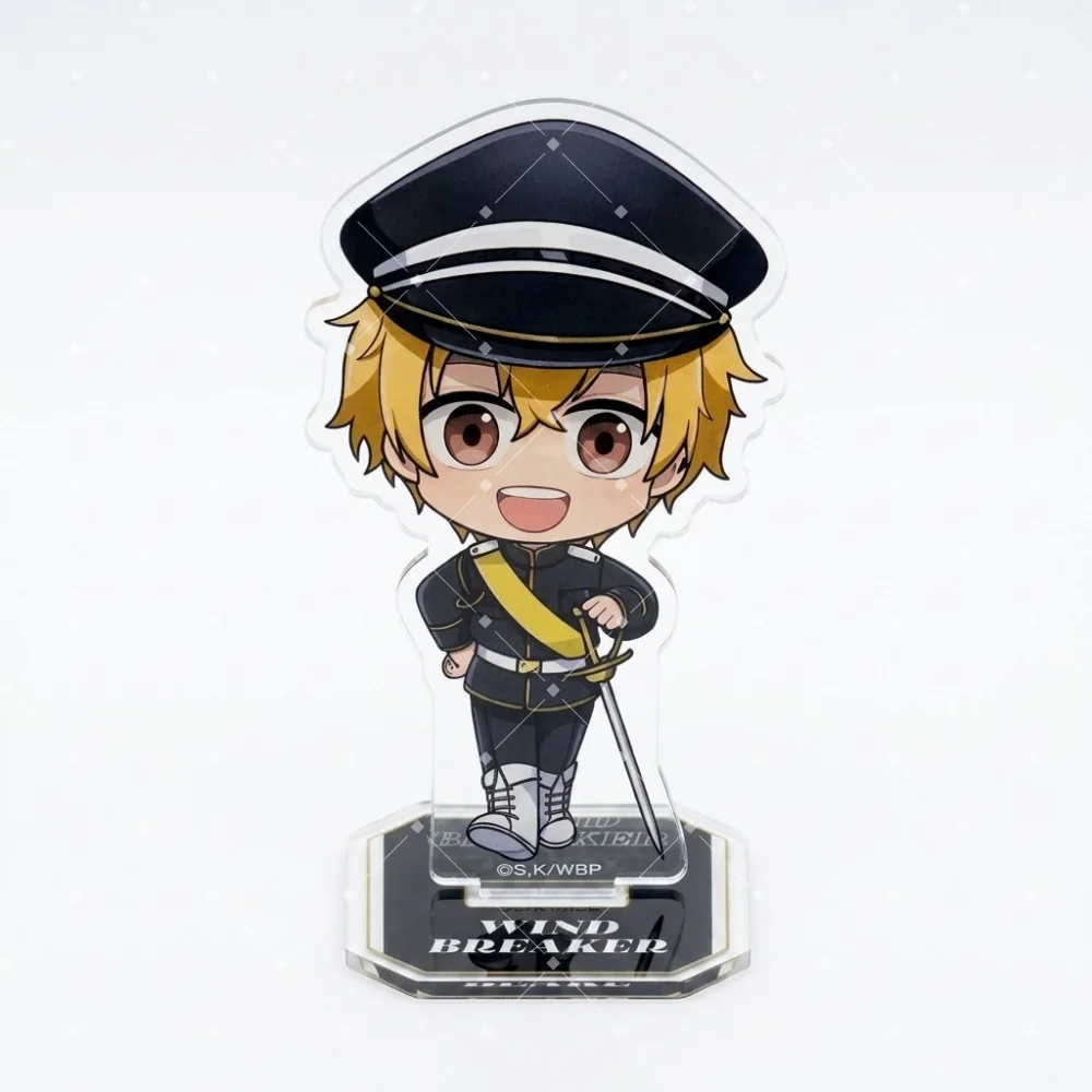 WIND BREAKER Acrylic Stand Umemiya Hajime Sakura Haruka Suo Hayato Military Uniform Figure Model Plate Keychain Desk Decor Toy