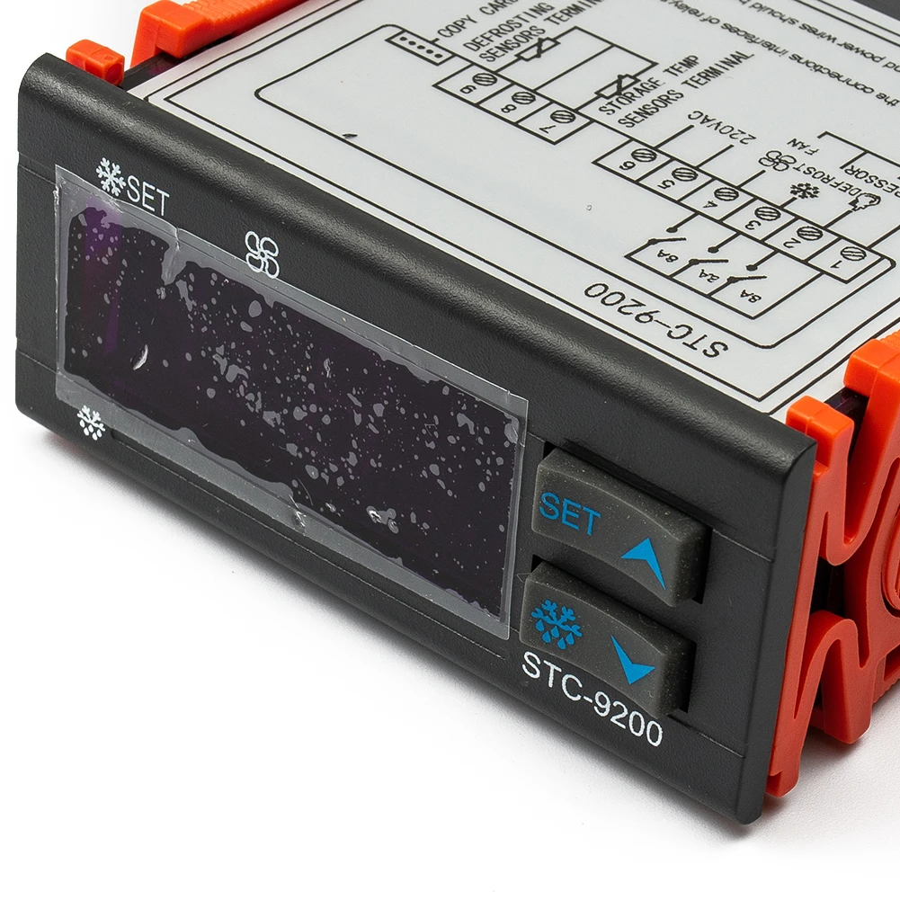 AC 220V STC9200 Digital Temperature Controller for Efficient Temperature Management with Dual Sensors and Defrost
