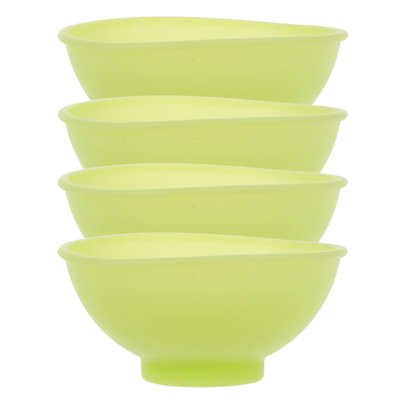 4Pcs Silicone Small Bowls Multipurpose Reusable Mask Mixing Condiments DIY Facial Mask Prep Bowl Makeup Mixing Container