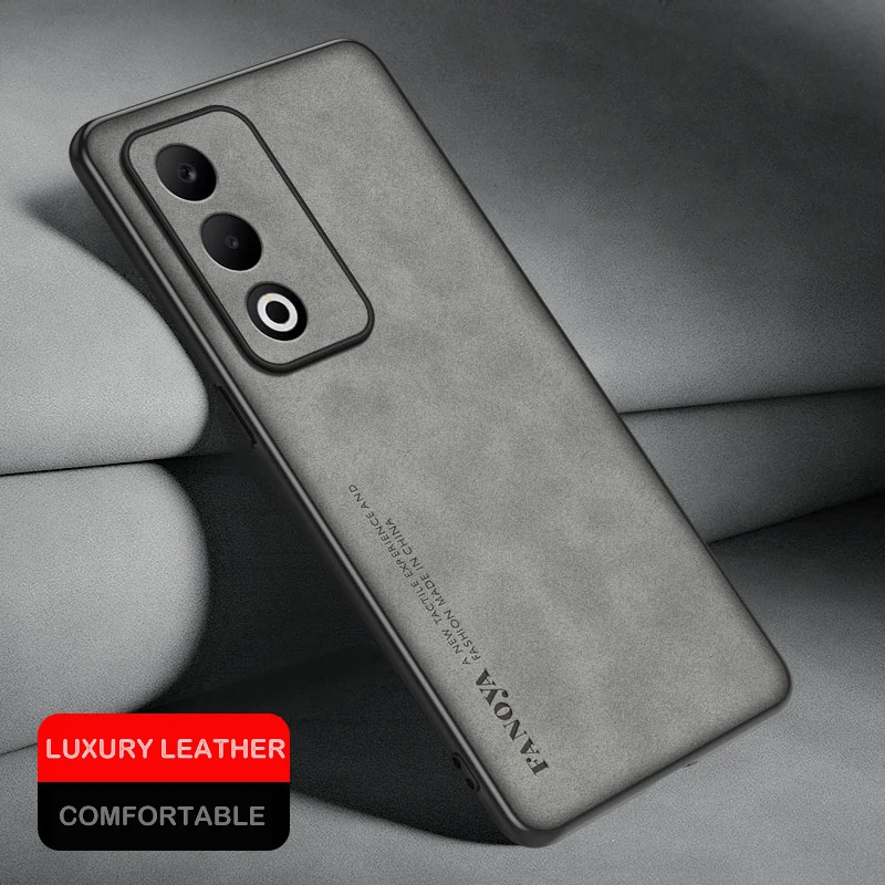 Funda protectora para Oppo K13x, carcasa de piel de cordero, Funda Y300 Pro Y300, Funda suave de TPU a prueba de golpes