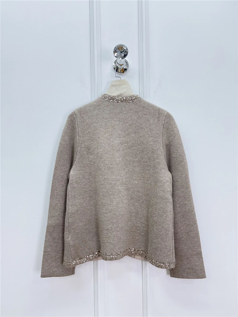 

Женская осенне-зимняя новинка, подвесной дизайн на одной пуговице, небольшой ароматный кашемировый вязаный кардиган