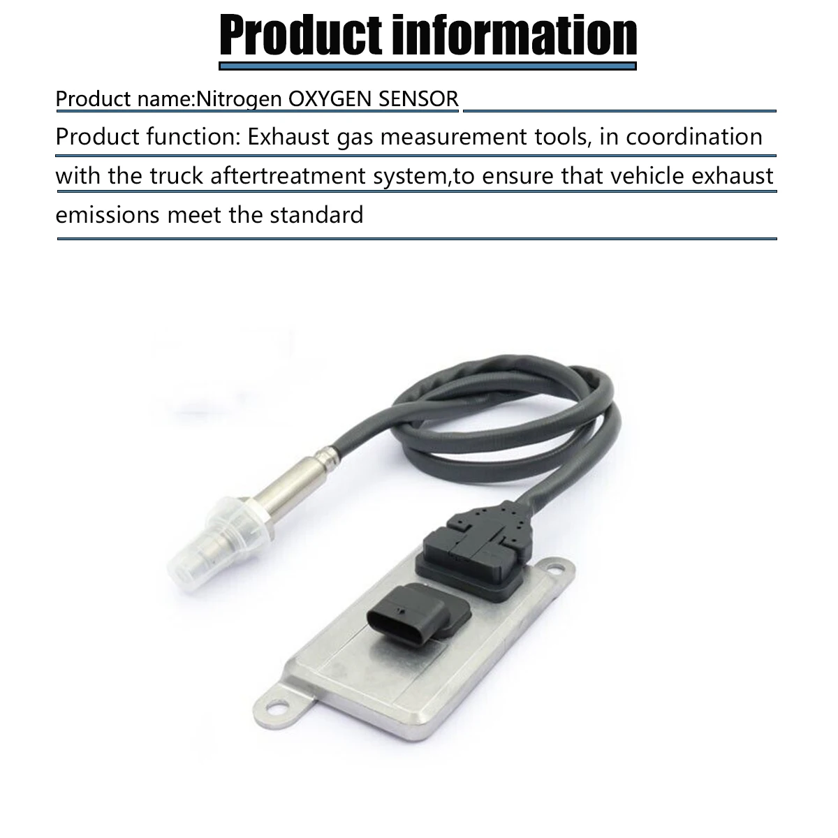 A0091533628 Nitrogen Oxides Nox Sensor For Mercedes-Benz SCR Catalyst 5WK96616D 0061537328 0091533628 5WK9 6616D 5WK96616E