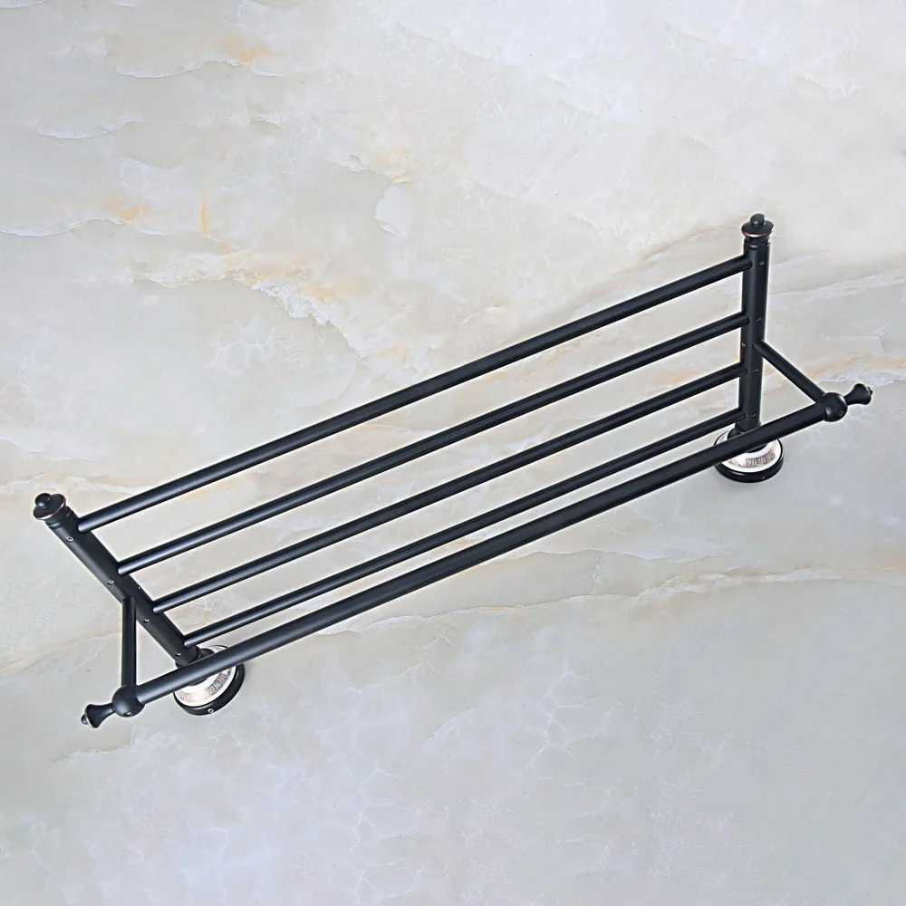 

Bathroom Towel Bar Oil Rubbed Bronze Toilet Towel Holder Towel Rack Shelf Holder Brief Fixed Bathroom Accessory zba711