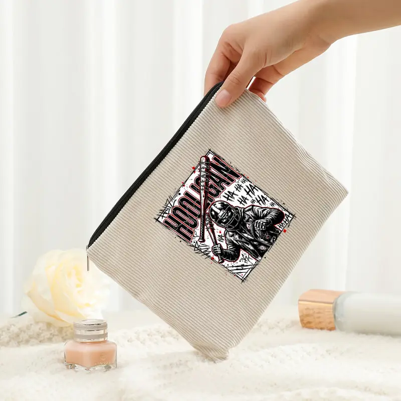 Hooligan Album Arirang 2.0 World Tour 2026 Corduroy Makeup Bags Fashion Foldable Storage Bag Travel Storage Bags Kpop Fan Gift