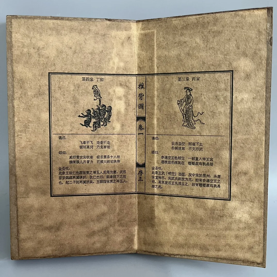 Set - Four Handwritten Books on China Predictive Learning Books (Pushing Back Chart) for Research And Study