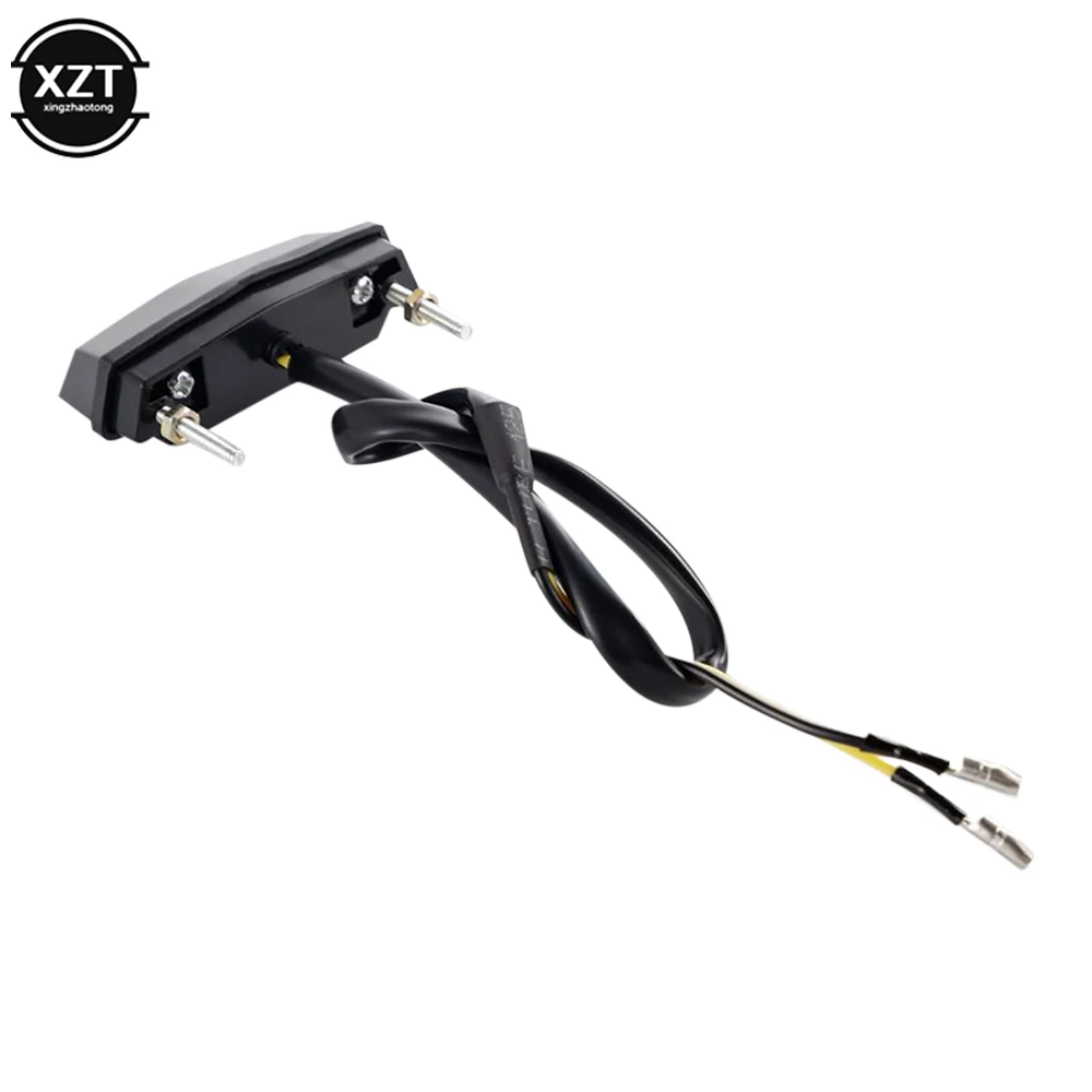 2022 New Fashion12V Luce targa moto LED Luce targa moto impermeabile