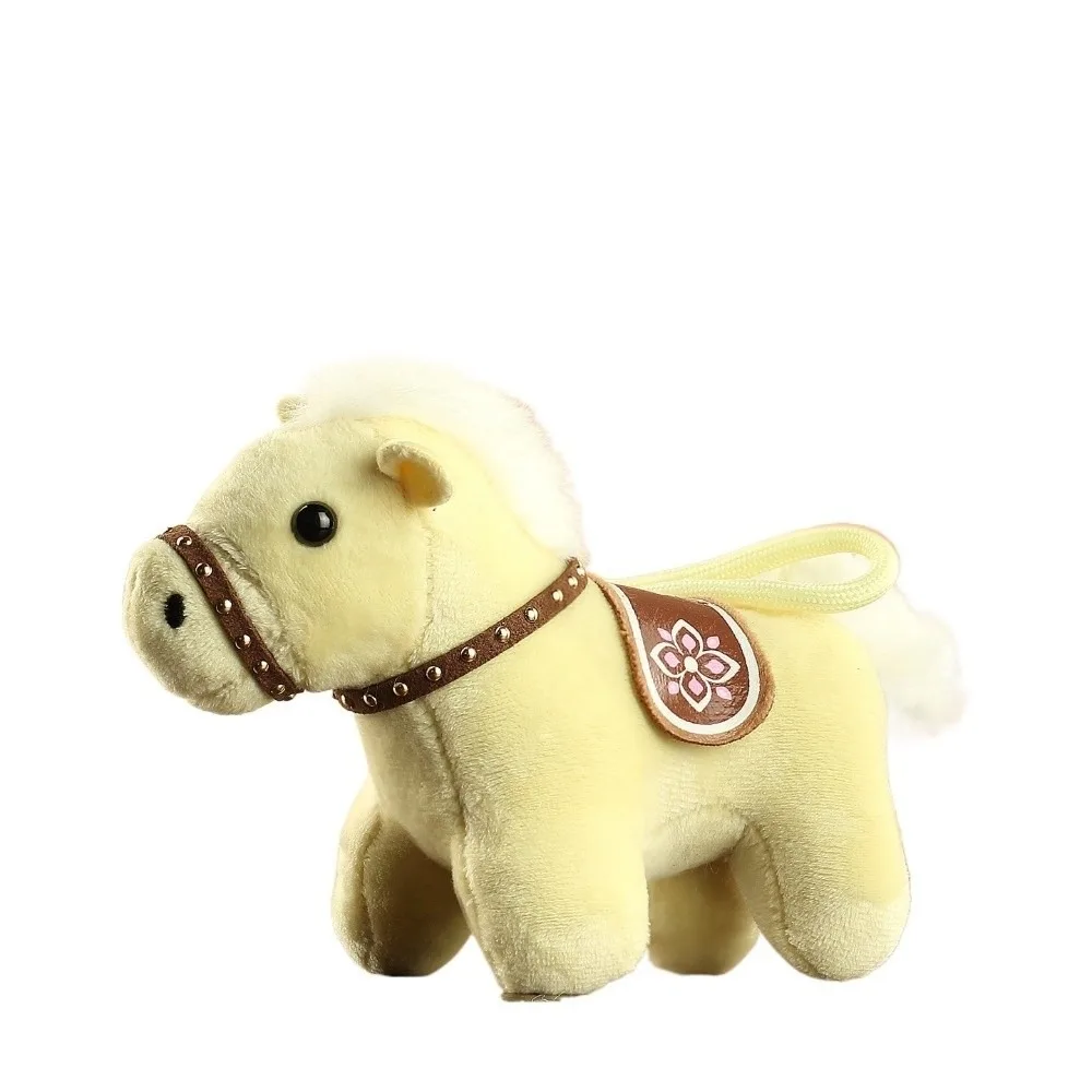 

Steed Doll Pony Pendant Stuffed Chinese Style Plush Horse Keychain Fluffy Backpack Pendant Zodiac Pony Figurine Festive Decor