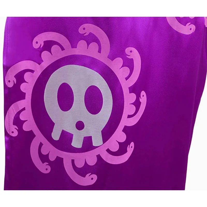 

COSda@Boa Hancock Cosplay Costume with Earrings Anime Wig Kimono Purple Dress Women Halloween Fancy Dress Cheongsam Uniform Suit