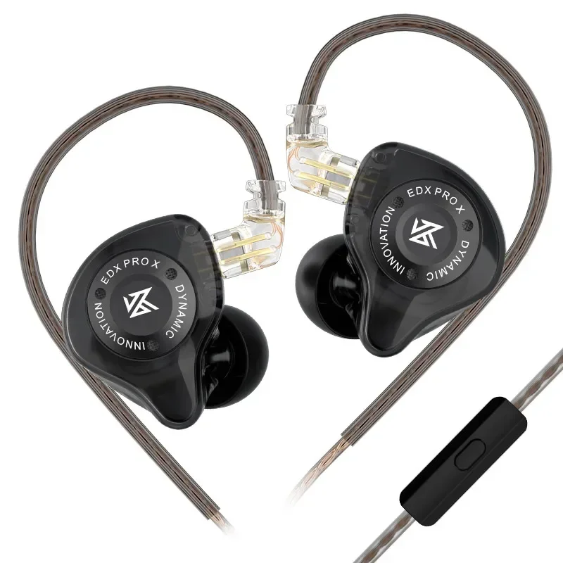 KZ EDX PRO X Dynamische Drive Oortelefoon HIFI Bass Oordopjes Sport Muziek Annuleren Headsets 2PIN Kabel KZ ZSTX ZSN PRO X EDC EDA ZVX