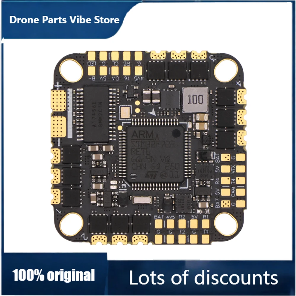 

FyBLHeli_32 45A AIO FPV Flight Controller,4-in-1 ESC 2-6S,Dual Gyro 25-26.5mm,Built-in Current Sensor,For RC FPV Racing Drone