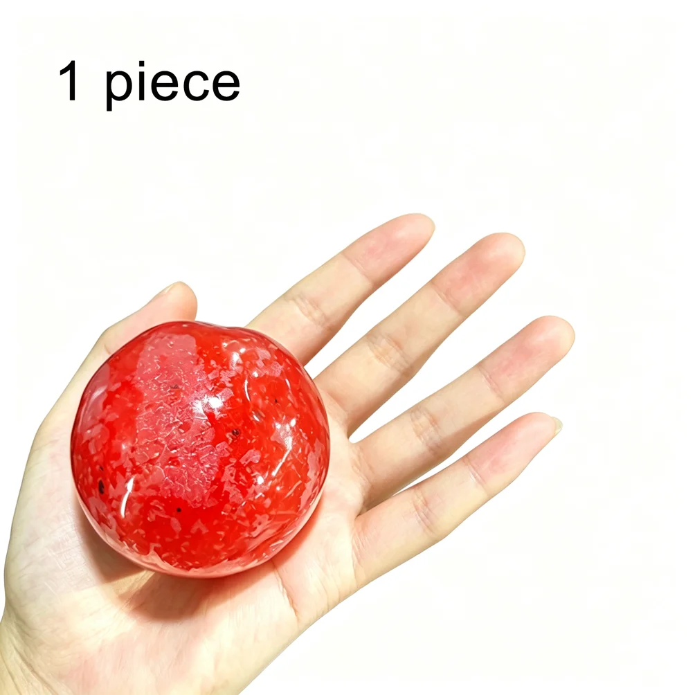 Handgemachtes Wassermelonen-Slushy-Quetschspielzeug, weiches, langsam rückfederndes Stressabbau-Spielzeug, realistisches Frucht-Simulationsmodell, Geschenk für Erwachsene