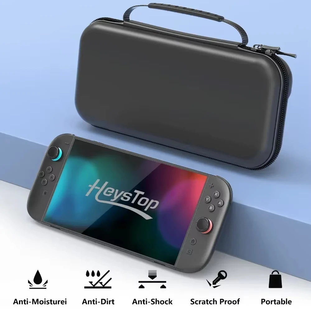 Storage Case For Switch 2 Large Capacity,Portable Lightweight Bag,Waterproof Carrying Case Protected for Switch 2