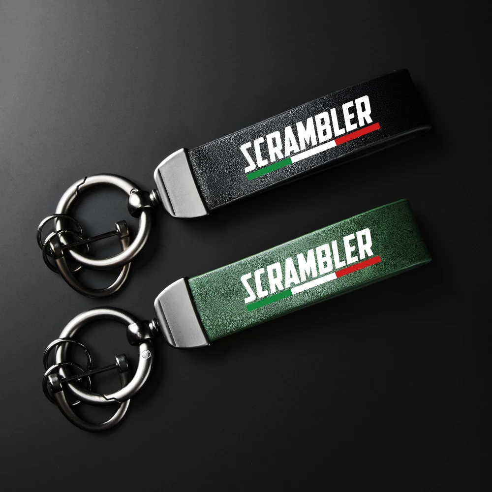 

Кожаный брелок для ключей из углеродного волокна, высококачественный кожаный брелок для мотоцикла, аксессуары для Ducati Scrambler 800 SUPERSPORT PANICALE