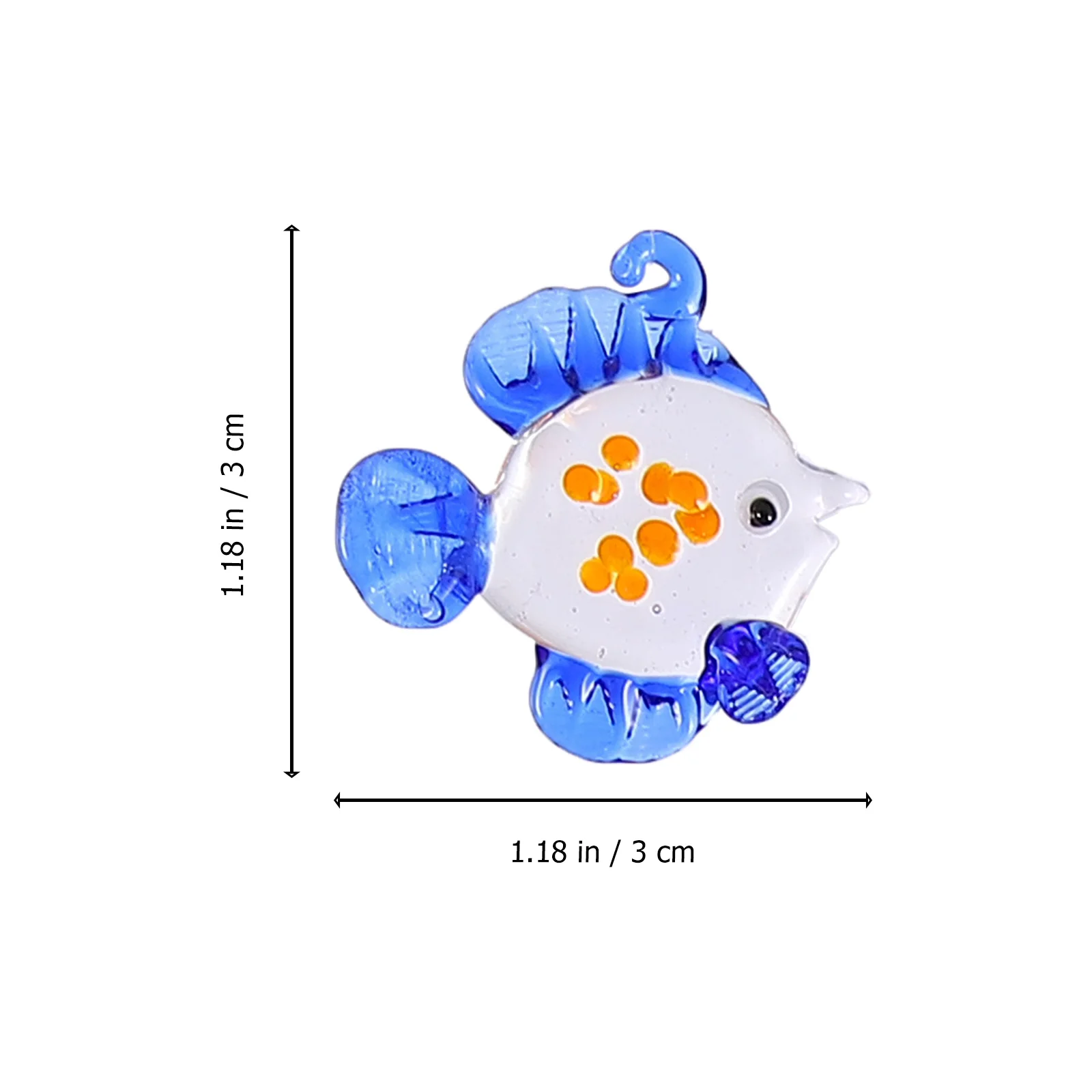

10Pcs Glass Ornament for Aquarium Float Ball Decoration Fish Tank Charm Unique Vitality Enhancing Non-Sinking Design