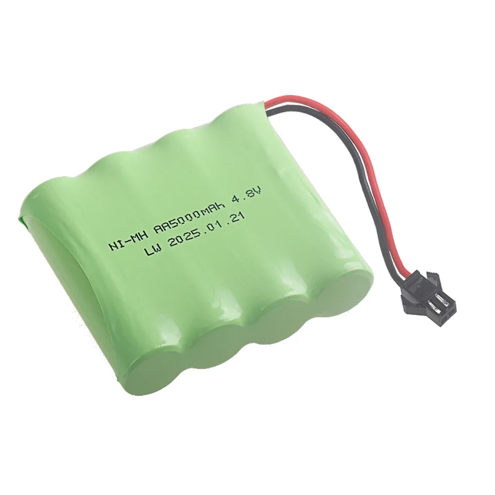 Upgrade 4.8V 5000mah NiMH Battery For Rc Toy Cars Tank Truck Robots Guns Boats Parts AA Ni-MH 4.8v Rechargeable Battery Pack