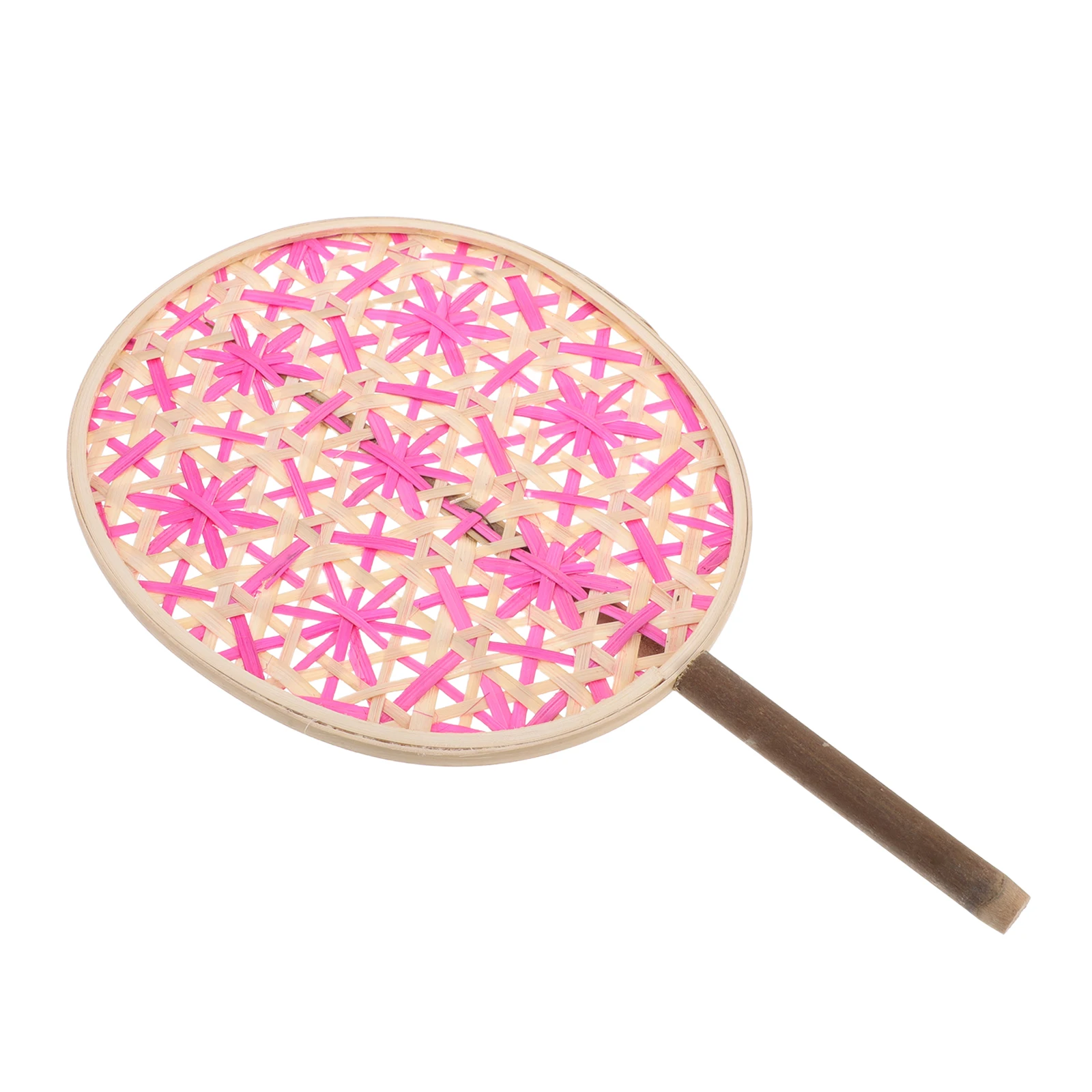 

Bamboo Fans Chinese Style Round Wedding Decor Summer Handheld Dance Women Vintage Traditional Charm Fine