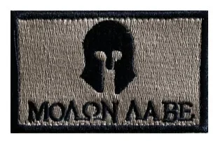 Molon Labe Embroidery Morale Badges Spartan Face American Flag Hook&loop Tactical Patches Sparta Helmet Emblem for Backpack Deco