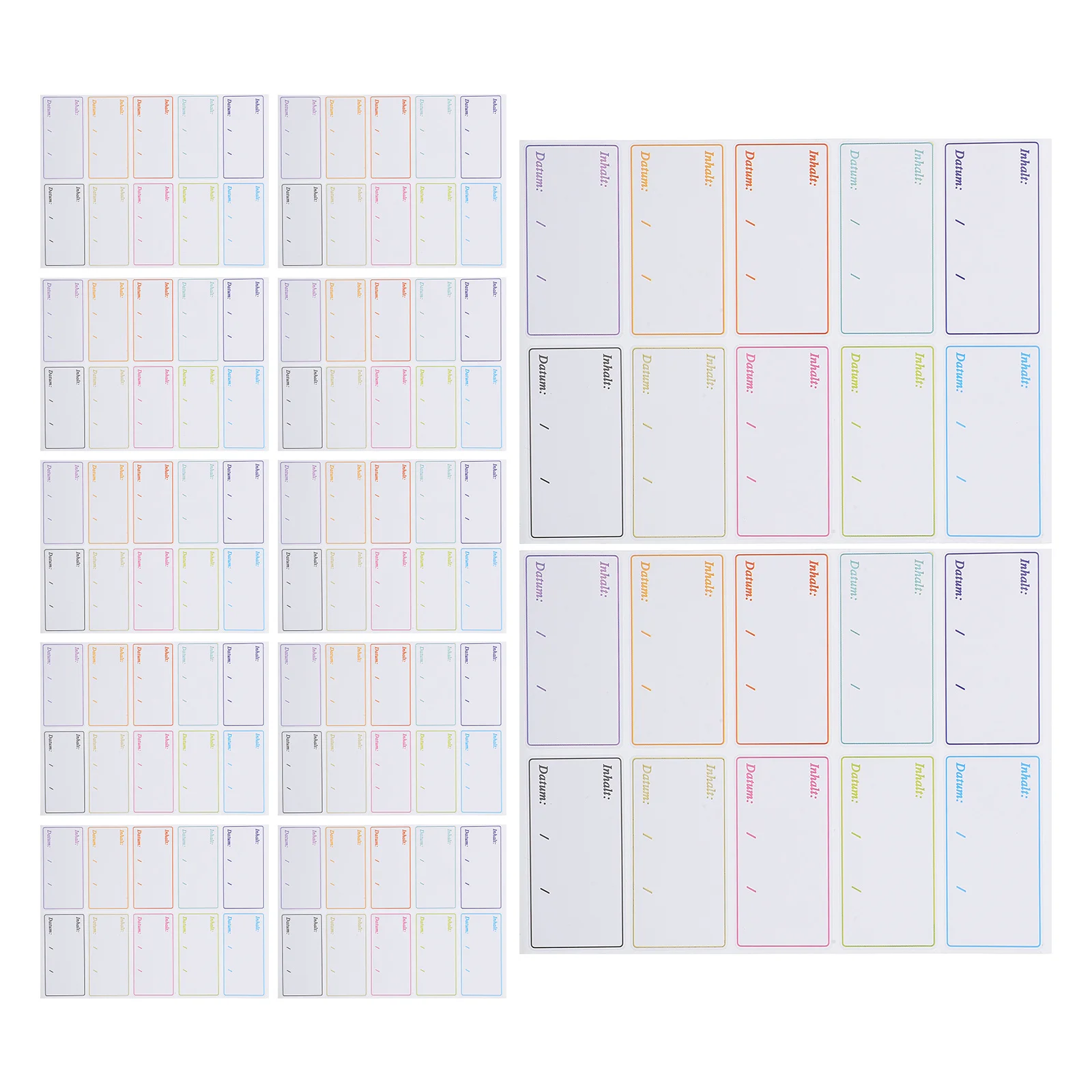 

100 Sheets Removable Freezer Food Labels Roll Blank Stickers for Refrigerator Containers Easy Peel Date Stickers Food Storage