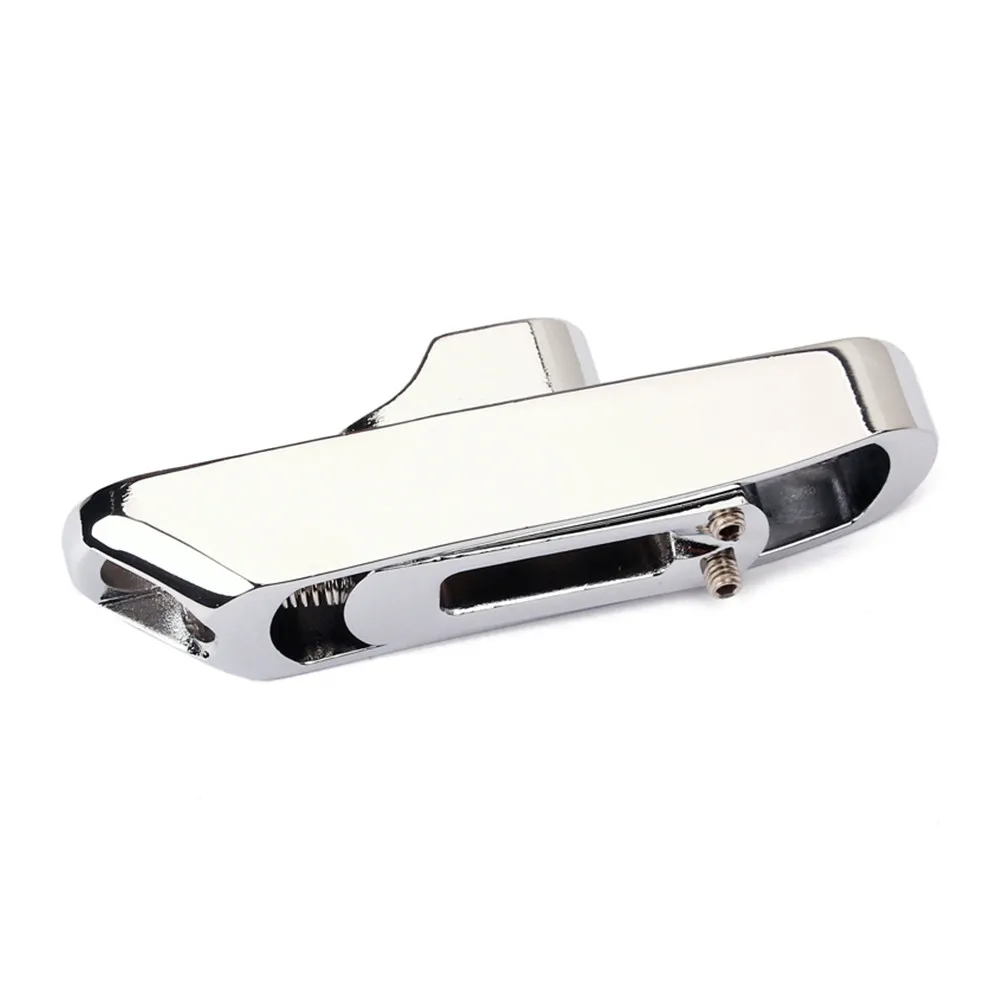 4Pcs Professional Bass Guitar Bridge Replacement Zinc Alloy Material Lightweight Easy Install Smooth Surface Long Service Life