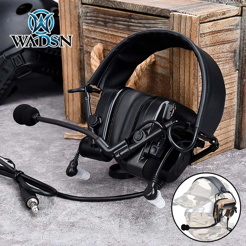 

WADSN Tactical C4 Headset Vacuum Earplug Noise Reduction Earphone Adapterization Communication Equipment Hunting Accessories