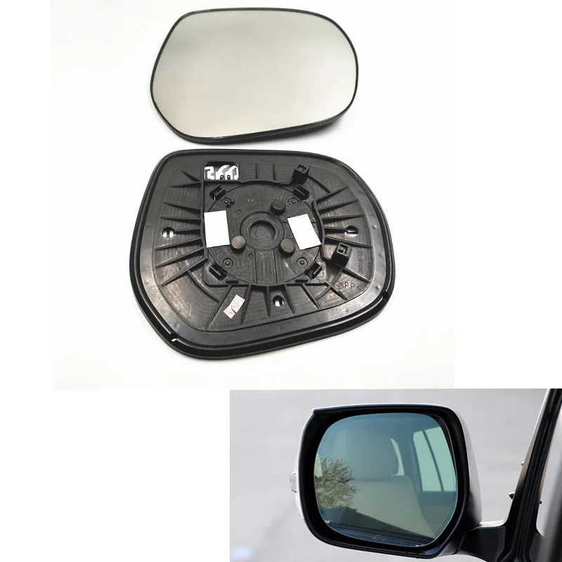 

Cafoucs Rearview Mirror Glass For Toyota Land Cruiser Prado 150 Series KDJ150 LJ150 GRJ150 TRJ15 2009-2016 Heated Lens