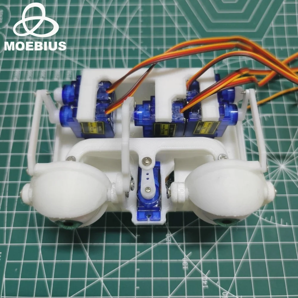 مجموعة ألعاب تجربة العلوم الآلية ، روبوت متنقل ، عيون المحاكاة البيولوجية ، الساق ، برنامج الصبي ، اردوينو