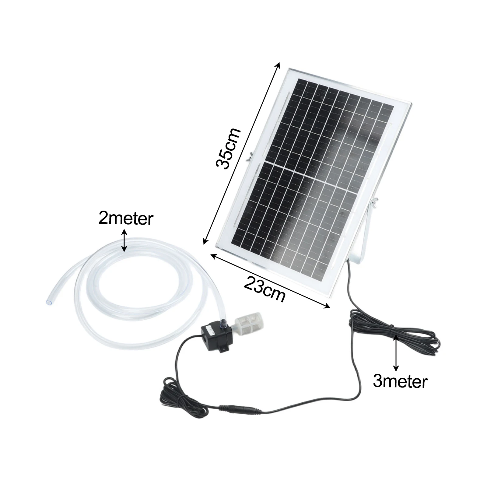 9V10W Solar Powered Water Pump for Aquariums and Gardens Efficient Submersible Design for Fish Tanks and Hydroponics
