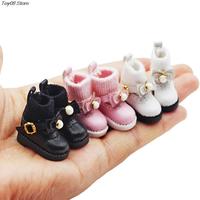 1 Pair Doll Boots Ob11 Shoe Baby New OB11 Shoes Doll Shoes 1/12 Shoes BJD Doll Boots