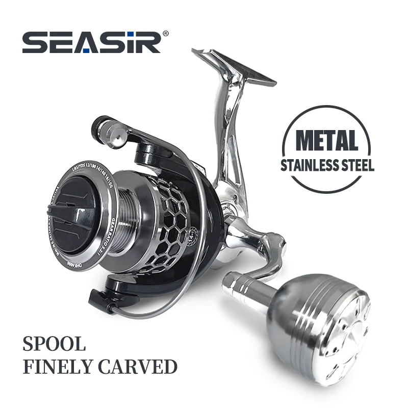 SEASIR DHK  Spinning Fishing Reel POWER HANDLE Max Drag 16kg Japanese Bearing Saltwater All Metal Cheap Fishing Tackles