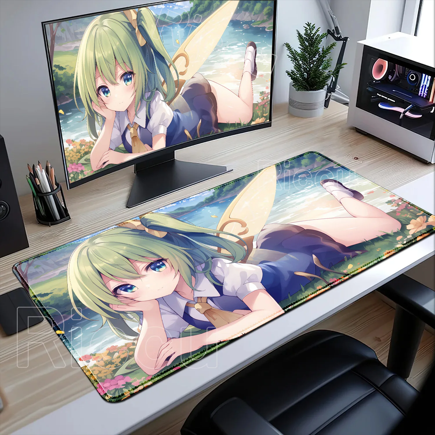 

Kawaii Girls Mouse Pad Anime Gaming TouHou Project Mousepad Laptop Non-slip Rubber Deskmat Large XXL PC Computer Keyboard Carpet