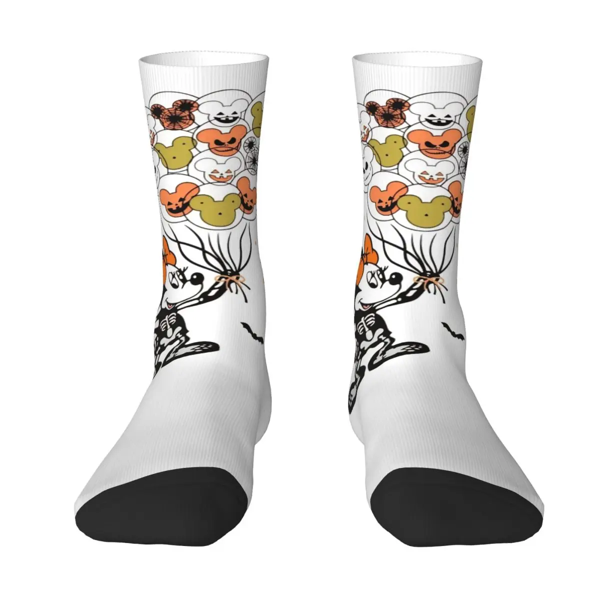 الرجال الجوارب هالوين ميكي وميني خدعة أو علاج اليقطين جوارب الخريف لينة تنفس الجوارب تشغيل المضادة للانزلاق الجوارب #2