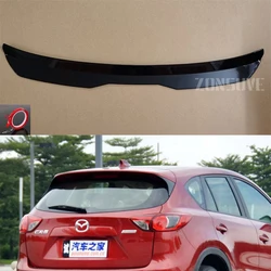 For 2012--2016 Mazda CX-5 Roof Spoiler Rear Wing Body Kit Accessories ABS Plastic SUV Hatchback Universal Gloss Black