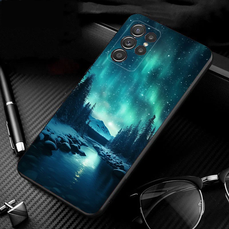 

Winter Christmas snowflake Phone Case For Samsung Galaxy S26 Plus Edge S25 S24 S23 S22 Ultra S23 S22 S25 Plus S24 FE