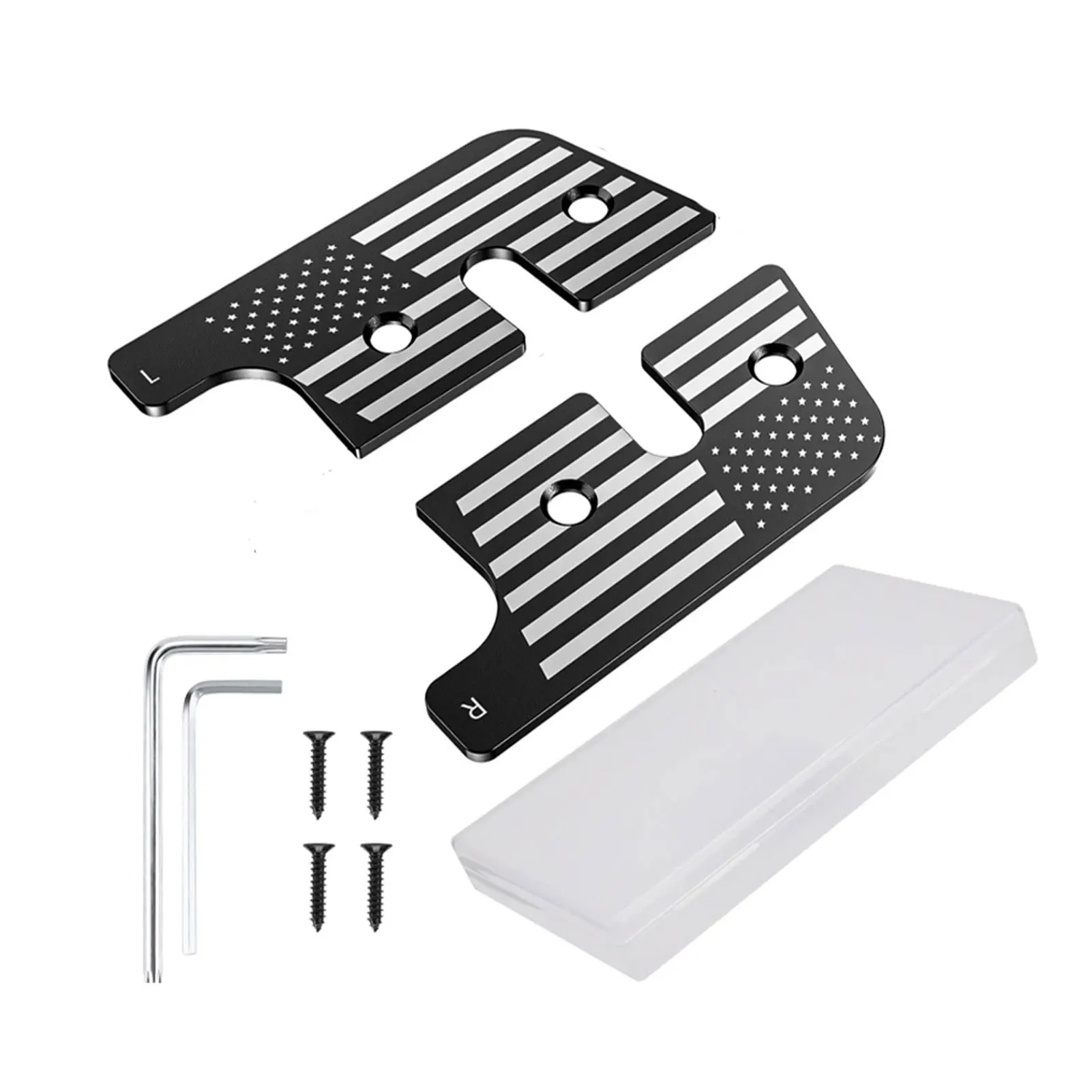 Aluminum Alloy Sun Visor Repair Kit Sun Visor Repair For Jeep Wrangler JL Gladiator JT 2018-2023