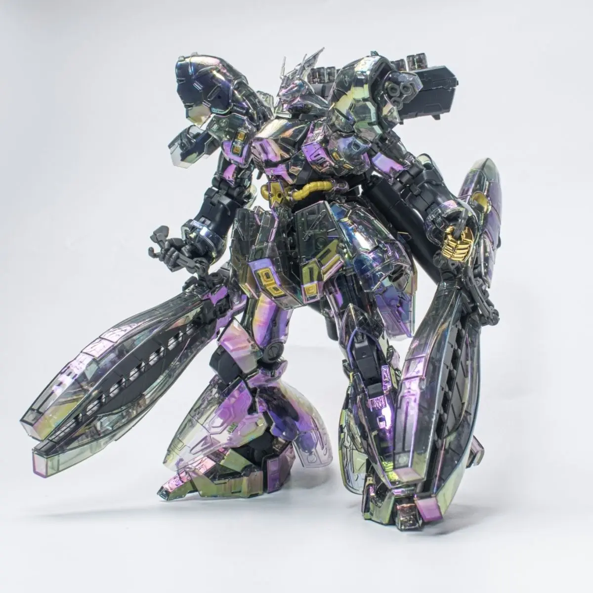 GAOGAO RG 1/144 MSN-04FF Sazabi Fukuoka Laser Phantom Color Model do Składania Figurka Akcji Robot Model Plastikowy