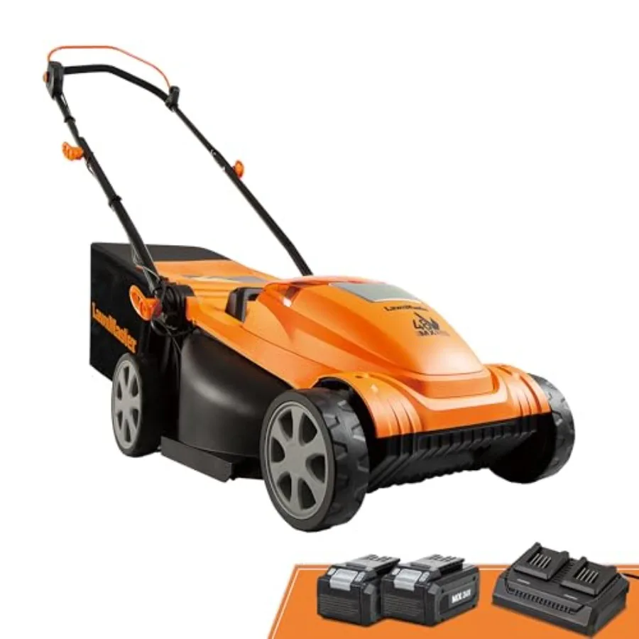 

Lawn Mower Brushless Cordless Lawn Mower 48V MAX* 15-inch with 2X24V MAX* 4.0Ah Battery and a Dual Charger-CLMF4815E