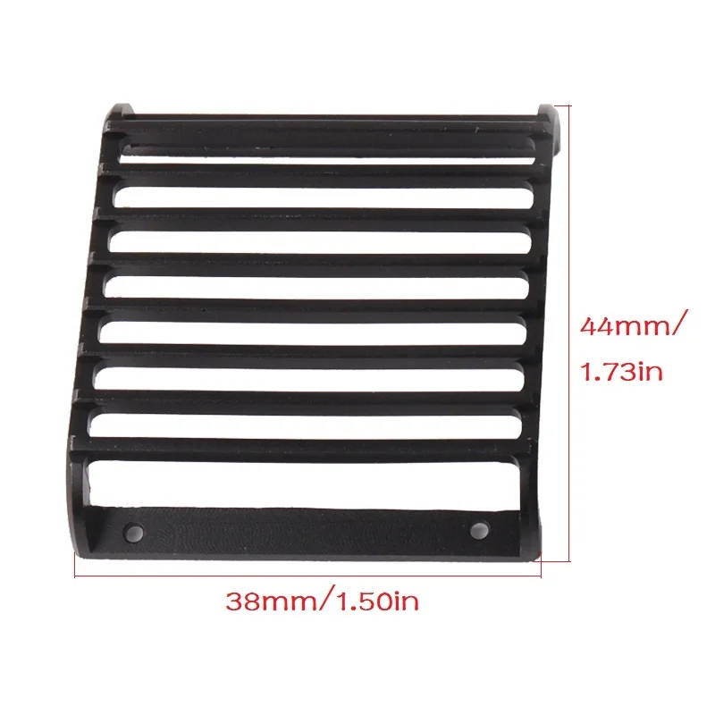 RC 2Pcs Metal Front Headlight Guards Grille Lampshade For 1/10 RC TRAXXAS TRX4 Defender Land Rover Crawler Car Upgrade Parts