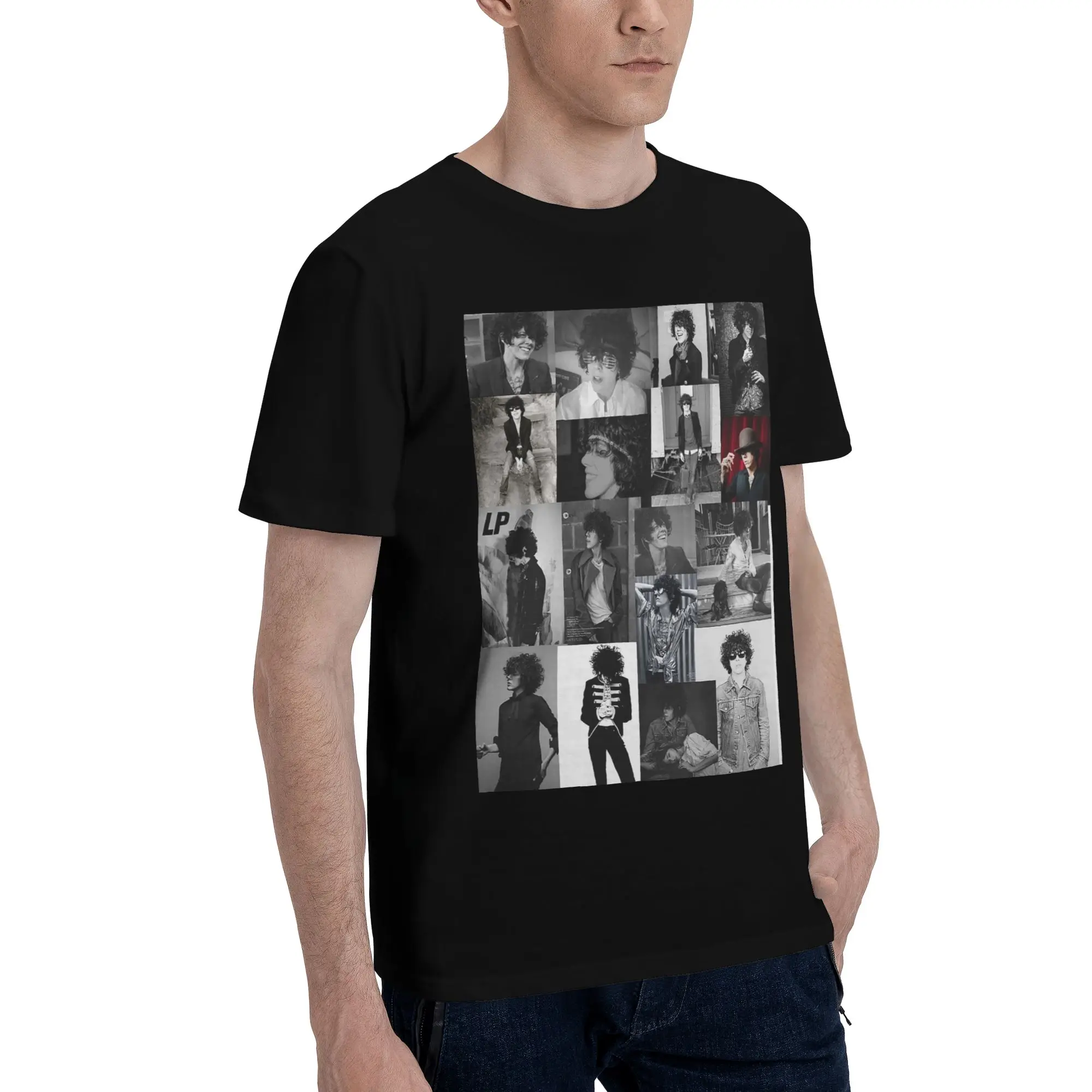 

Lp Мужская футболка больших размеров Мужские хлопковые футболки с круглым вырезом Короткие летние мужские футболки