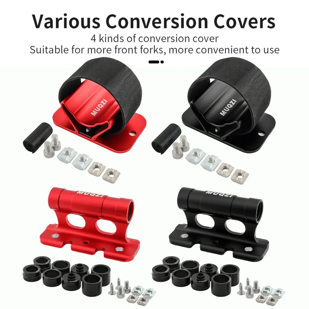 Fourche avant de vélo pratique, support fixe en alliage d'aluminium, porte-bagages de roue arrière, support fixe à installation rapide