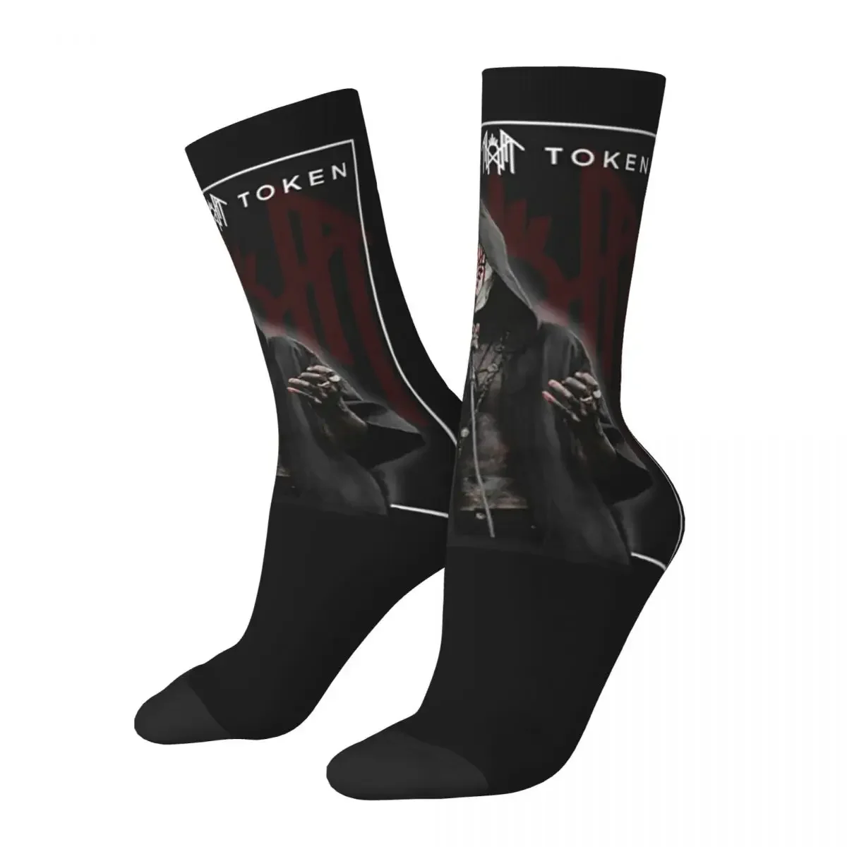 

Happy Funny Male Men Socks Crazy To Ken Band Band Horror Rock Sock Polyester High Quality Women Sock Spring Summer Autumn Winter