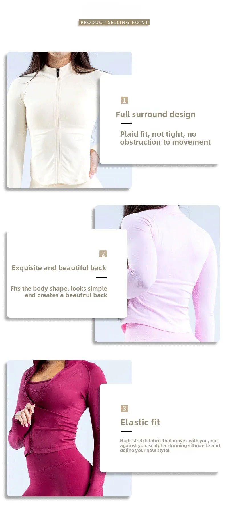 Nuovo cappotto da yoga DF Giacca sportiva corta Abbigliamento fitness da DONNA Giacca da yoga con cerniera per scolpire il corpo dimagrante con logo